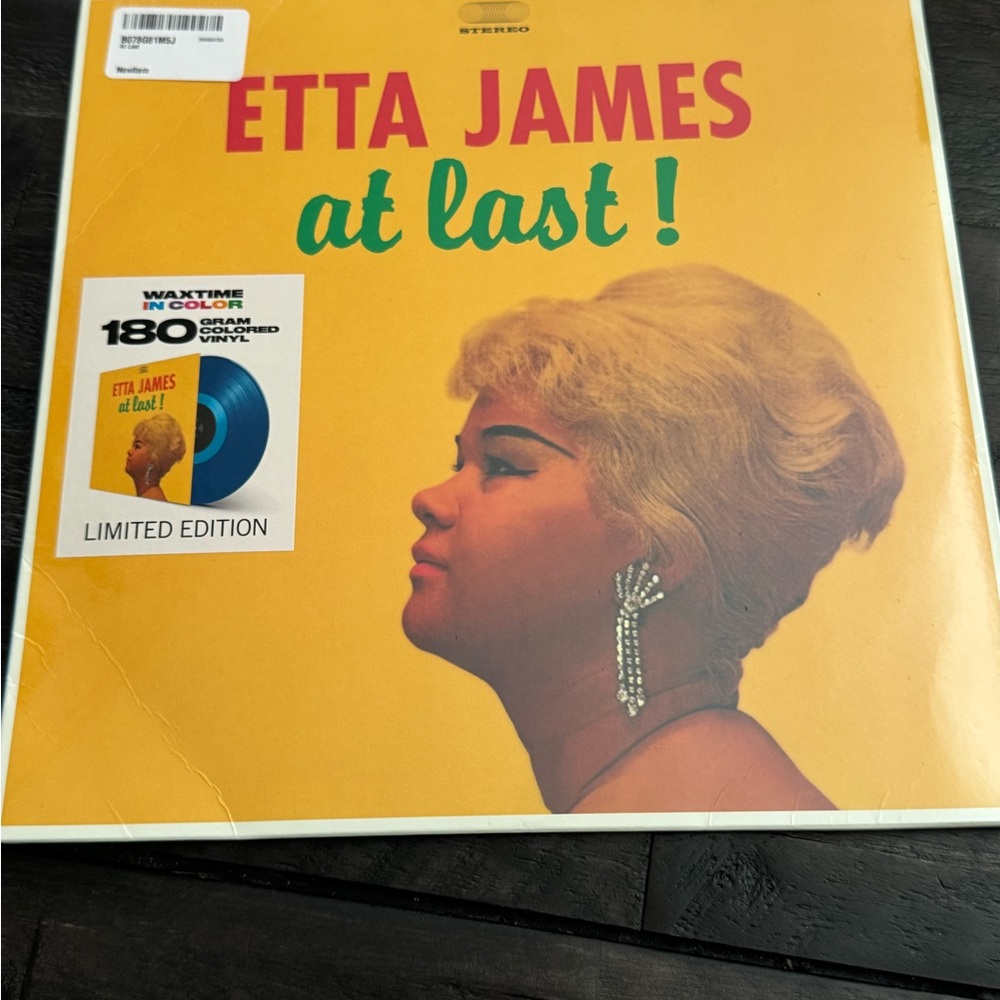 NEW Etta James, At Last (Vinyl) (Remaster) (Limited Edition) Waxtime in Color